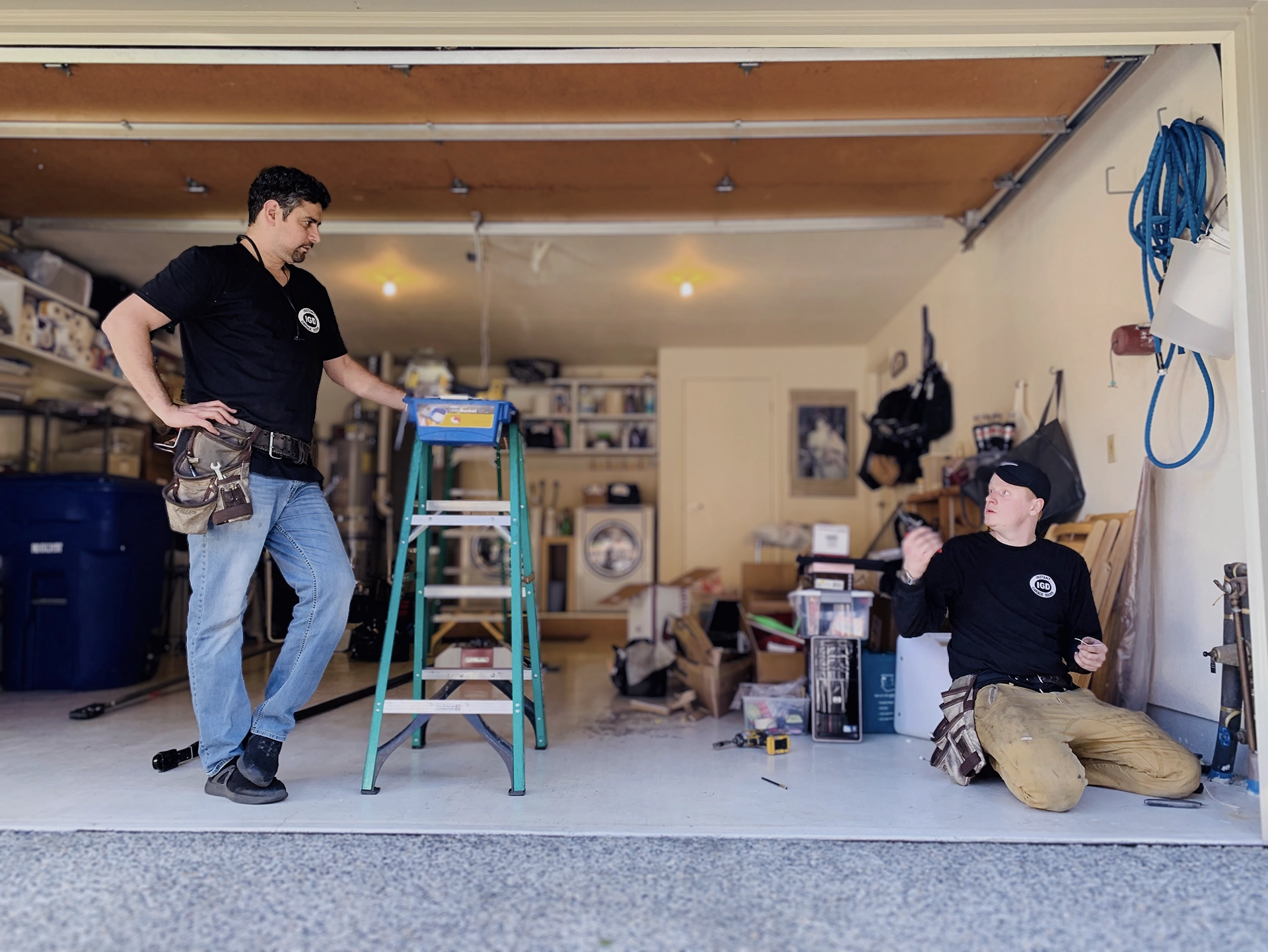Licensed and insured garage door technicians from Instant Garage Doors Renton